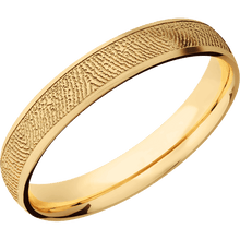 14K Yellow Gold + Satin Finish