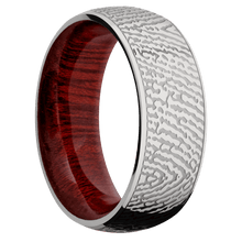 Titanium + Polish Finish + Blood Wood