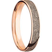 14K Rose Gold + Polish Finish
