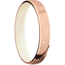 14K Rose Gold + Polish Finish + Freshwater Mother of Pearl