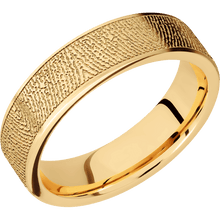 14K Yellow Gold + Satin Finish