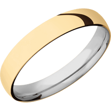 18K Yellow Gold + Polish Finish + Titanium
