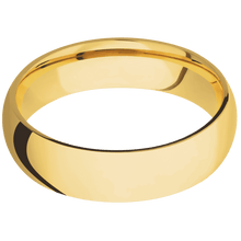 18K Yellow Gold + Polish Finish