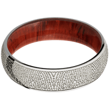 Palladium Silver + Polish Finish + Padauk
