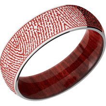 Stainless Steel + Polish Finish + Red Heart