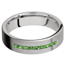 10K White Gold + Sand Finish