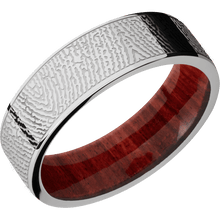 Stainless Steel + Polish Finish + Red Heart