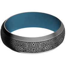 Stainless Steel + Sand , Sand Finish + Royal Blue