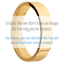14K Yellow Gold + Polish Finish