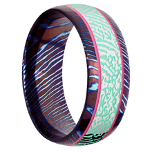 Titanium Damascus + Polish Finish