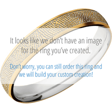 22K Yellow Gold + Satin Finish + 14K White Gold
