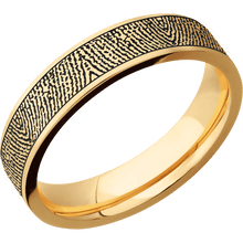 14K Yellow Gold + Satin Finish