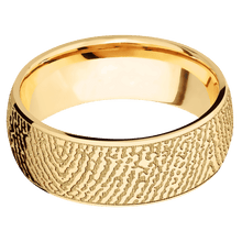 14K Yellow Gold + Polish Finish