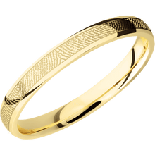 14K Yellow Gold + Polish Finish