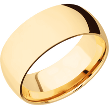 14K Yellow Gold + Polish Finish