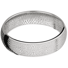14K White Gold + Polish Finish
