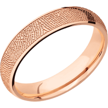 14K Rose Gold + Polish Finish