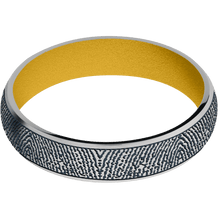 Palladium Silver + Satin Finish + Metallic Yellow