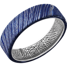 Titanium Damascus + Satinetched Finish + Titanium