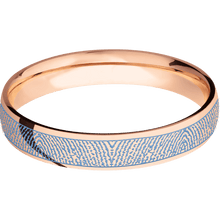 14K Rose Gold + Polish Finish