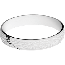 14K White Gold + Polish Finish + White