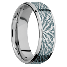 Enameled Fingerprint Ring