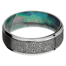 Titanium + Satin , Polish Finish + Black Mother of Pearl