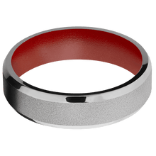 Stainless Steel + Sand , Polish Finish + Habanero Red