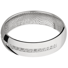 14K White Gold + Polish Finish