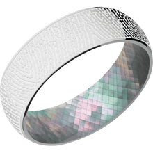 Stainless Steel + Polish Finish + Black Mother of Pearl