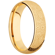 14K Yellow Gold + Polish Finish