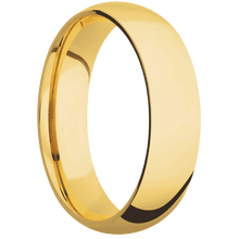 18K Yellow Gold + Polish Finish