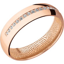 14K Rose Gold + Polish Finish