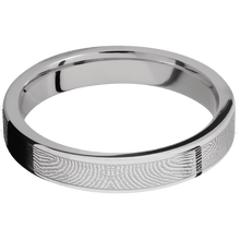 Platinum Fingerprint Ring