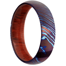 Titanium Damascus + Polish Finish + Padauk