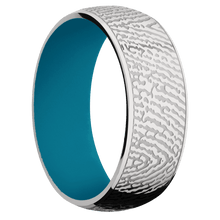 Palladium Silver + Polish Finish + Sea Blue