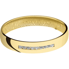 10K Yellow Gold + Polish Finish