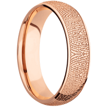 14K Rose Gold + Polish Finish