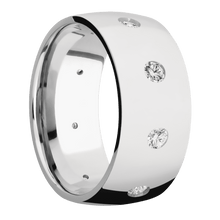 Palladium Silver + Polish Finish