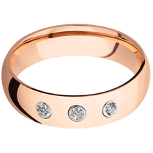 14K Rose Gold + Polish Finish