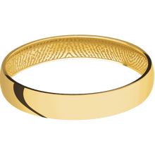 18K Yellow Gold + Polish Finish