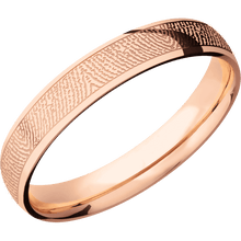 14K Rose Gold + Polish Finish