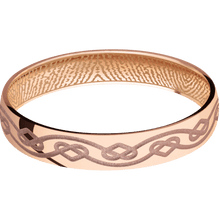 10K Rose Gold + Polish Finish