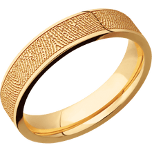 14K Yellow Gold + Polish Finish