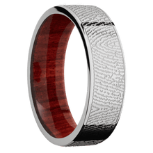 Stainless Steel + Polish Finish + Red Heart