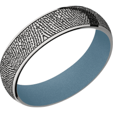 Titanium + Polish Finish + Polar Blue