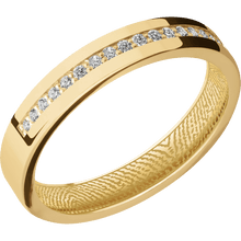 10K Yellow Gold + Polish Finish
