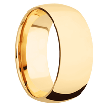 14K Yellow Gold + Polish Finish
