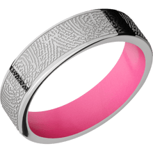 Titanium + Polish Finish + Bright Pink
