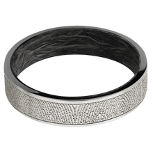 Stainless Steel + Satin Finish + Forged Carbon Fiber